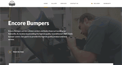 Desktop Screenshot of encorebumpers.com